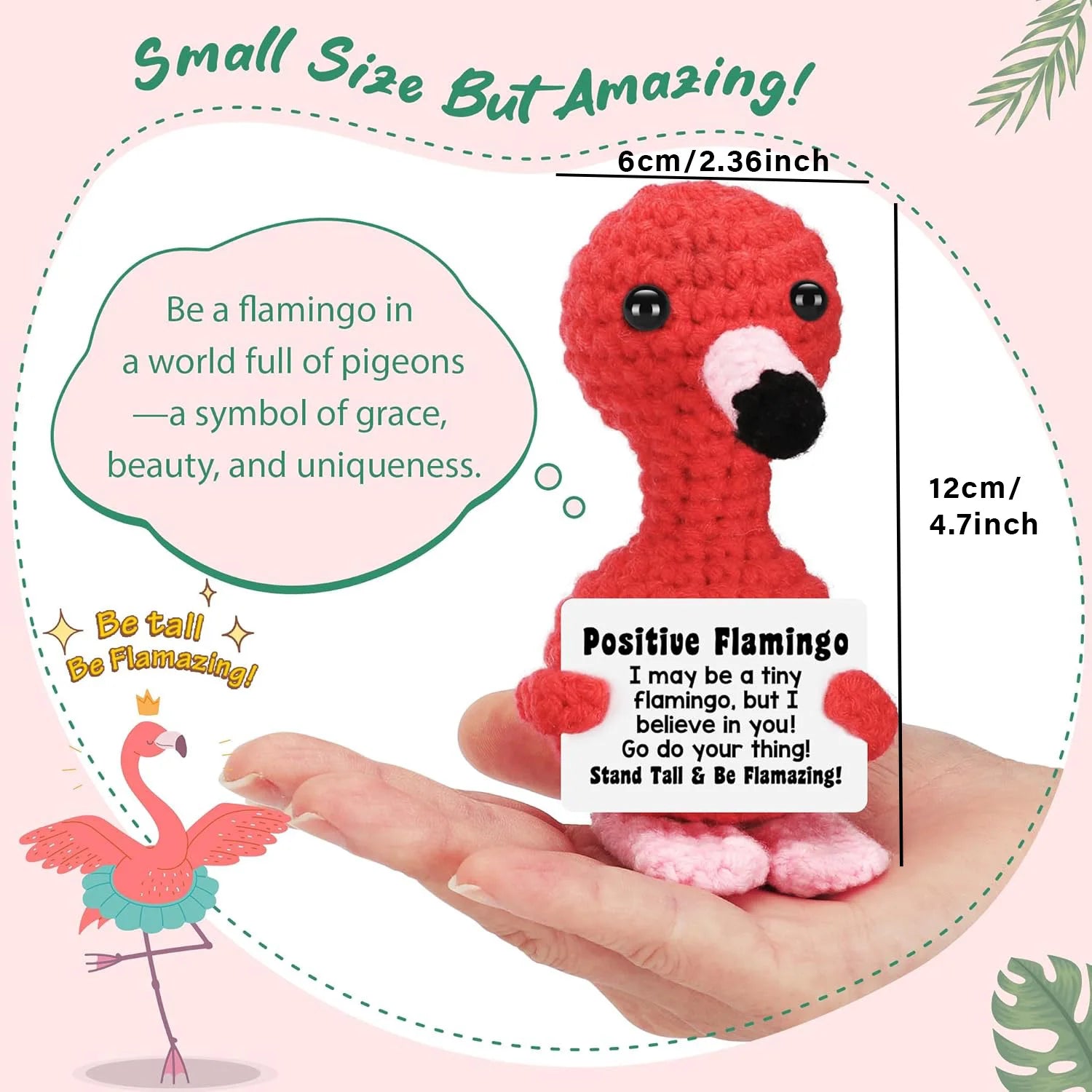Positive Energy Potato Doll Hug Pocket Mini Handmade Wool Knitting Dolls Funny Emotional Support Plant Crochet Gift for Birthday
