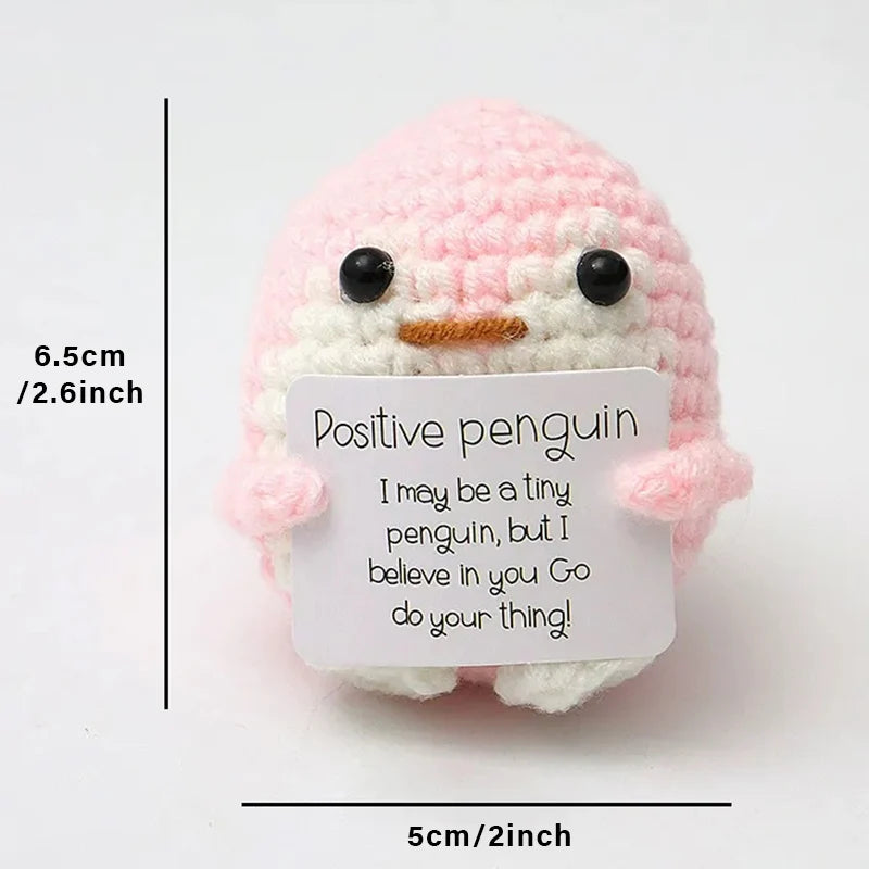 Positive Energy Potato Doll Hug Pocket Mini Handmade Wool Knitting Dolls Funny Emotional Support Plant Crochet Gift for Birthday