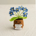 33 Styles Crochet potted tabletop Words of encouragement forget-me-not crochet orange convolia heart-warming ornament