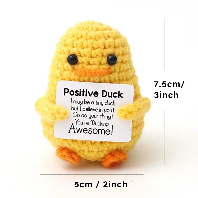 Positive Energy Potato Doll Hug Pocket Mini Handmade Wool Knitting Dolls Funny Emotional Support Plant Crochet Gift for Birthday